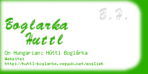 boglarka huttl business card