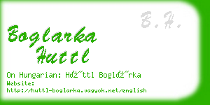 boglarka huttl business card